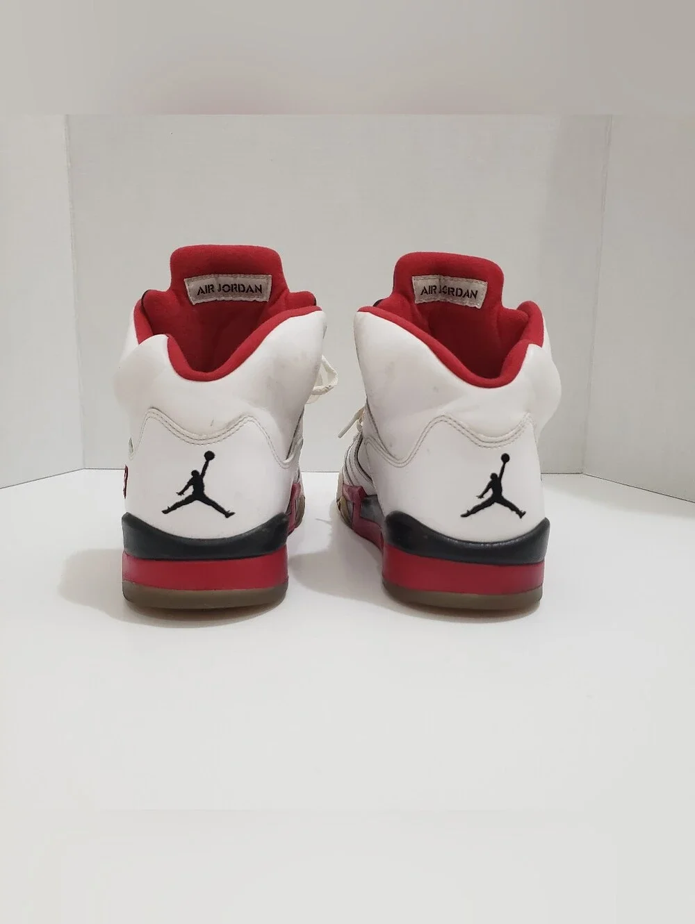 Nike Air Jordan 5 Retro Fire Red Black Tongue 2013 Men’s Size 8 136027-120